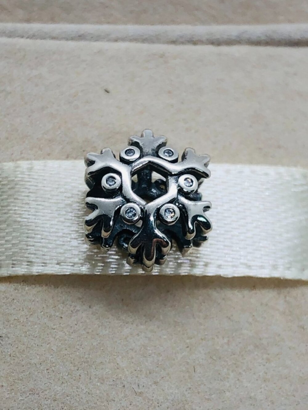 ✨🔥Pandora Polished Snowflake Charm